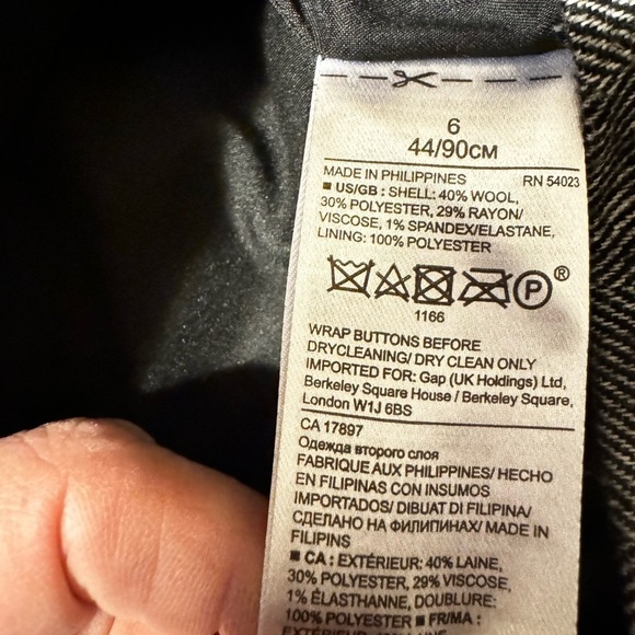 Banana Republic Wool Tweed Mini Skirt Size 6 - Picture 4 of 6